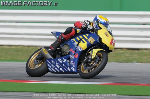 2010-06-26 Misano 0160 Rio - Superstock 1000 - Free Practice - Marco Bussolotti - Honda CBR1000RR